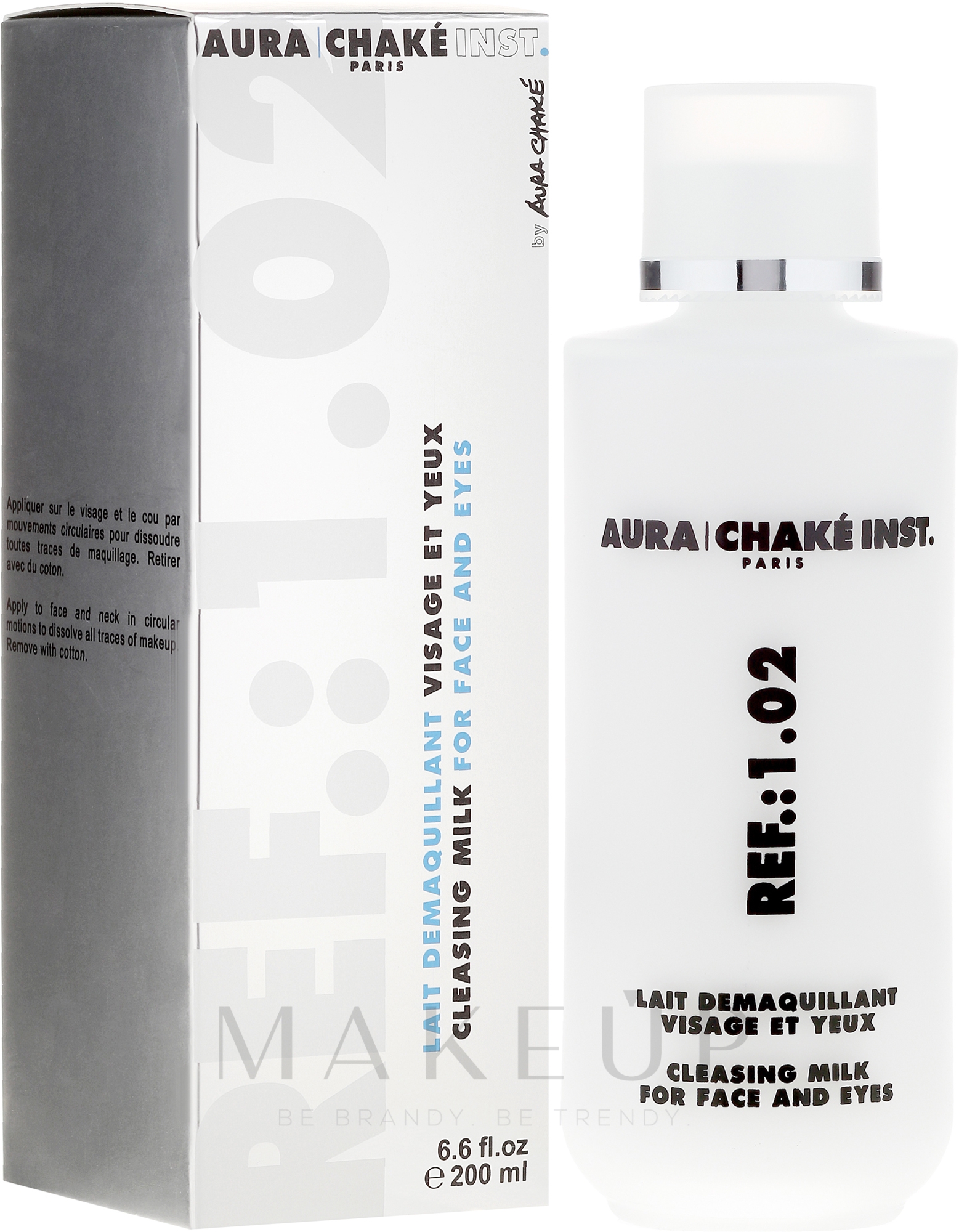 2in1 Sanfte Reinigungsmilch für Gesicht und Augen - Aura Chake Cleansing Milk Face & Eyes — Bild 200 ml