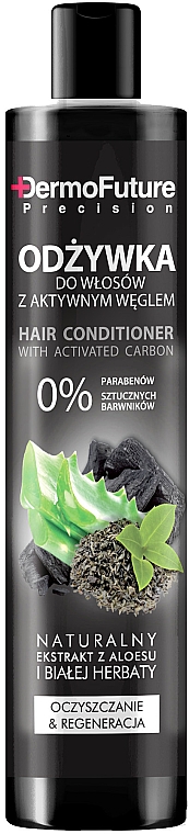 Haarspülung mit Aktivkohle - DermoFuture Hair Conditioner With Activated Carbon — Bild N1