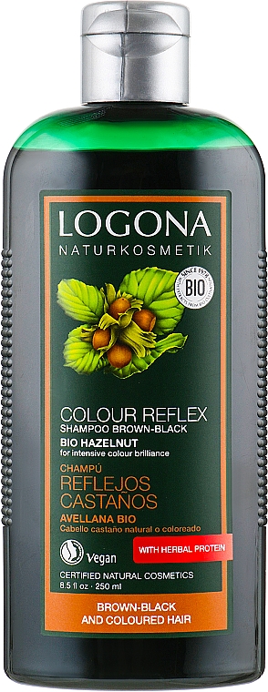 Shampoo für gefärbtes dunkelbraunes Haar - Logona Hair Care Color Care Shampoo