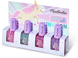 Düfte, Parfümerie und Kosmetik Nagellack-Set Kleines Einhorn - Martinelia Little Unicorn (Nagellack 4 St.) 