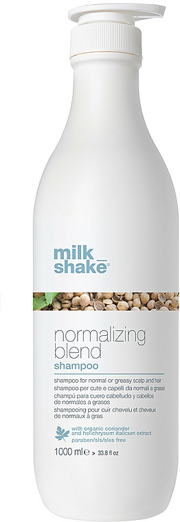 Normalisierendes Shampoo für normales bis fettiges Haar mit Panthenol, Bio-Koriander- und Helichrysumextrakt - Milk Shake Normalizing Blend Shampoo — Bild N4