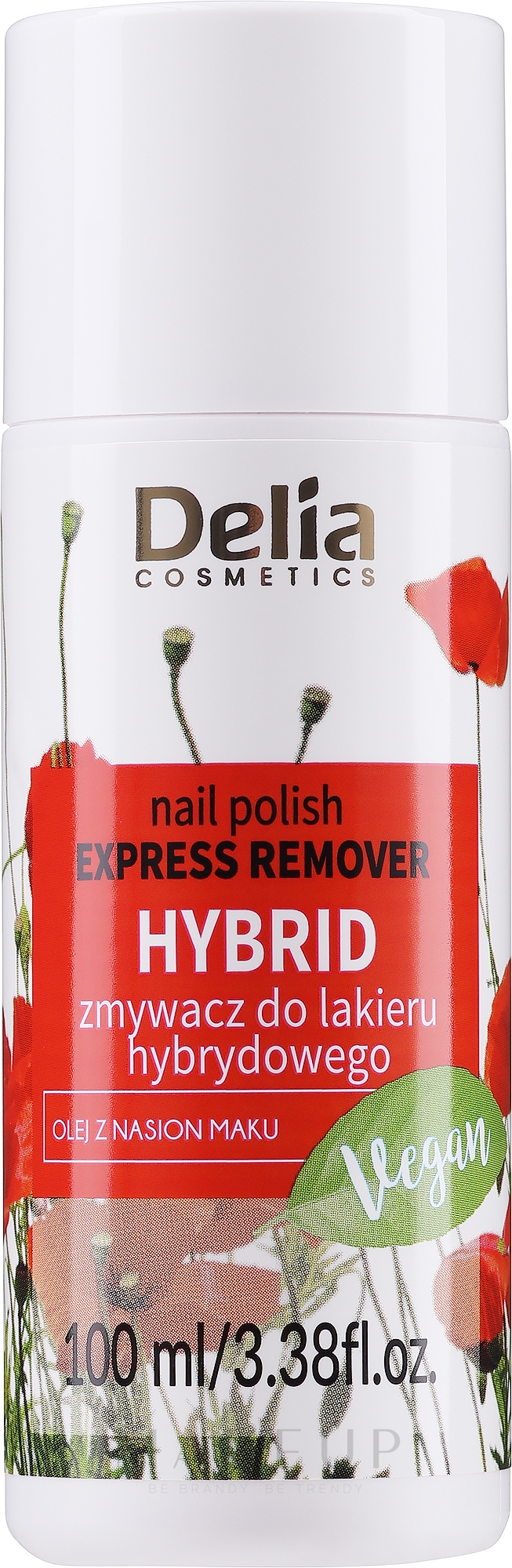 Acetonhaltiger Nagellackentferner - Delia Coral Acetone Nail Polish Remover — Bild 100 ml