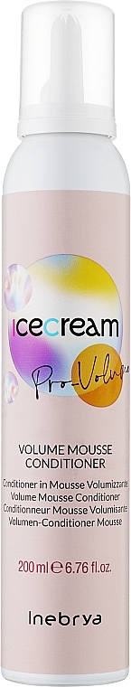 Mousse-Conditioner für mehr Volumen - Inebrya Ice Cream Pro-Volume Mousse Conditioner — Bild N1