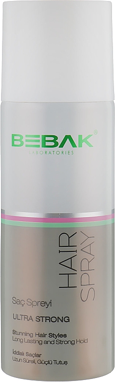 Styling-Spray Ultra starker Halt - Bebak Laboratories Hair Spray Ultra Strong — Bild N1