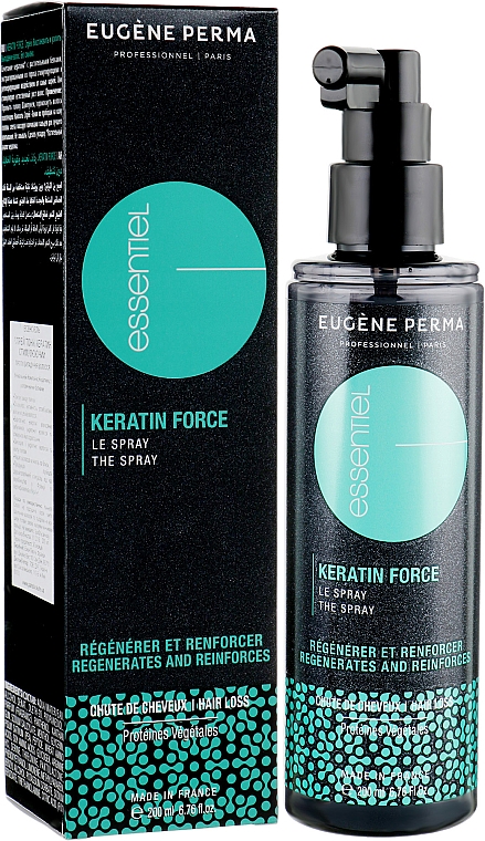 Haarwachstum stimulierender Keratin-Spray-Toner - Eugene Perma Essentiel Keratin Force Spray — Bild N1