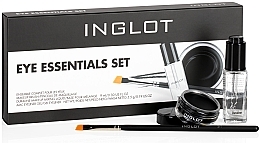 Düfte, Parfümerie und Kosmetik Set - Inglot Eye Essentials Set (liner/5,5g + 9ml + duraline/9ml + brush/1pc)
