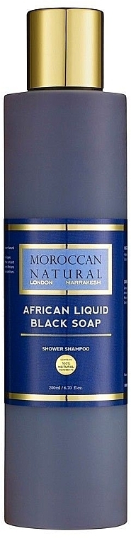 Schwarze Flüssigseife - Moroccan Natural Organic African Liquid Black Soap — Bild N1
