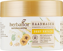 Düfte, Parfümerie und Kosmetik Maske für strapaziertes und geschädigtes Haar mit Haferkernöl - Herbaflor Deep Repair Hair Mask
