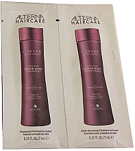 Düfte, Parfümerie und Kosmetik Haarpflegeset - Alterna Caviar Anti-Aging Infinite Color Hold (Shampoo 7ml + Conditioner 7ml)