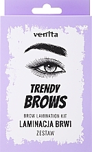 Düfte, Parfümerie und Kosmetik Laminierungsset für Augenbrauen - Venita Trendy Brows