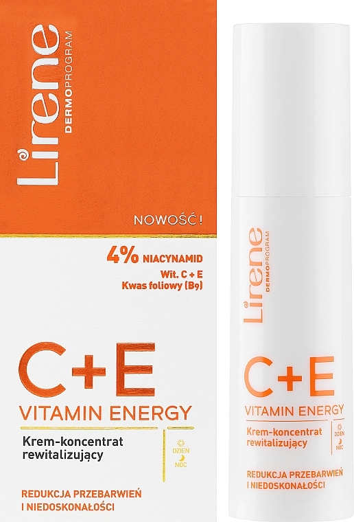 Revitalisierende Gesichtscreme - Lirene C + E Vitamin Energy Cream — Bild N2