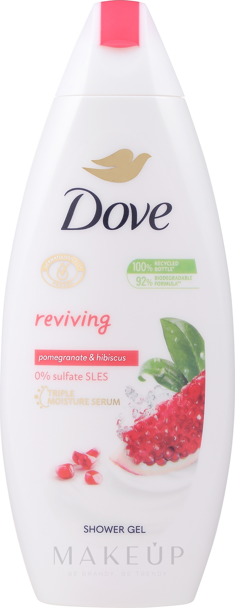 Creme-Duschgel - Dove Go Fresh Pomegranate Shower Gel — Bild 250 ml