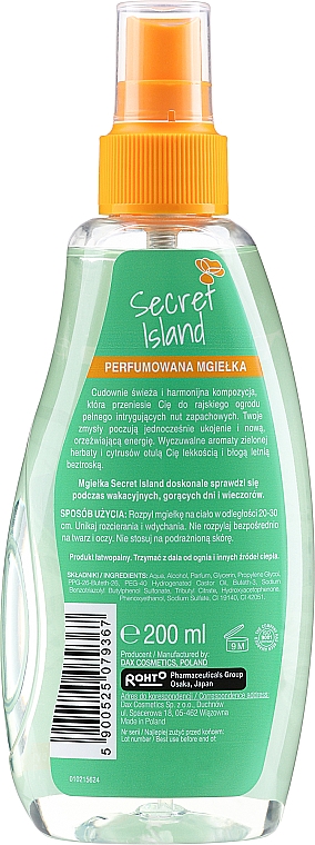 Parfümiertes Körperspray - Perfecta Secret Island — Bild N2