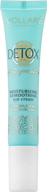 Glättende Augencreme - Vollare Cosmetics Detox Anti-Pollution Moisturizing & Smoothing Eye Cream — Bild N1