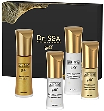 Set - Dr.Sea Gift Gold Box Happy Skin (d/cr/50ml + mask/50ml + ser/30ml + eye/cr/30ml) — Bild N1