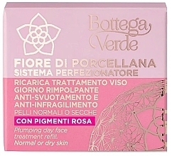 Tagesgesichtscreme - Bottega Verde Fiore Di Porcellana Plumping Day Face Treatment Refill  — Bild N2