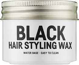 Schwarz gefärbtes Haarwachs - Immortal Infuse Black Coloring Wax — Bild N1