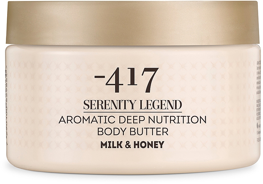 Aromatische und tiefenpflegende Körpercreme-Butter mit Milch und Honig - -417 Serenity Legend Aromatic Body Butter Milk & Honey — Bild N1