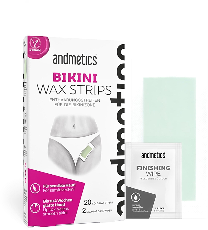 Enthaarungsstreifen für die Bikinizone - Andmetics Bikini Wax Strips — Bild N1