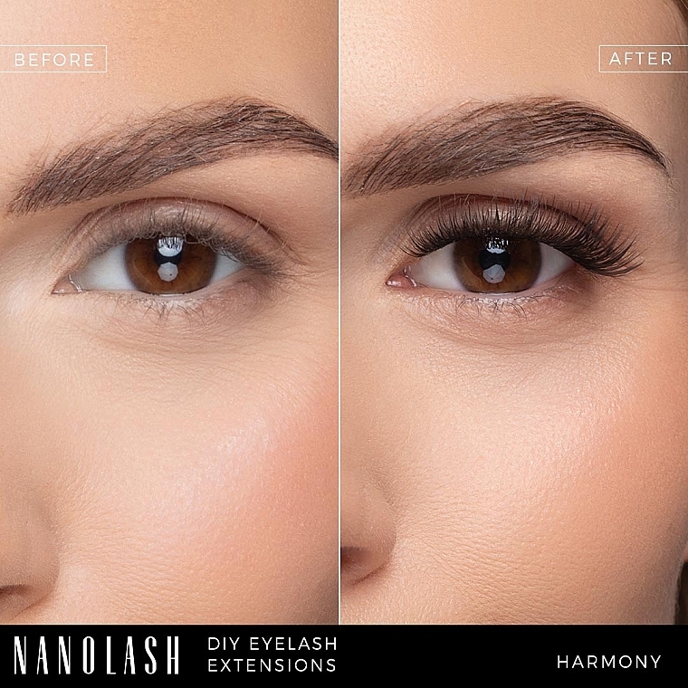 Künstliche Wimpern - Nanolash Diy Eyelash Extensions Harmony — Bild N15