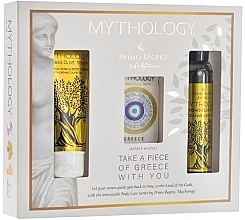 Düfte, Parfümerie und Kosmetik Körperpflegeset - Primo Bagno Mythology Athena's Olive Youth Set (Duschgel 100ml + Handcreme 75ml + Magnet)