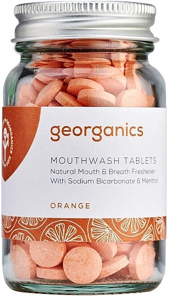 Mundwassertabletten mit Orange - Georganics Mouthwash Tablets Orange — Bild N1