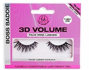 Künstliche Wimpern - BH Cosmetics 3D Volume Faux Mink Lashes Boss Baddie — Bild N1