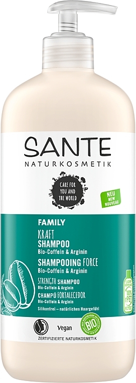 Stärkendes Shampoo mit Koffein und Arginin - Sante Kraft Shampoo Bio-Coffein & Arginin — Bild N2