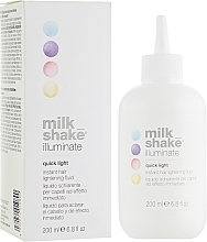 Aufhellendes Haarfluid - Milk Shake Z.One Concept Illuminate Quick Light — Bild N2