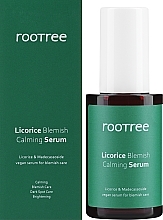 Düfte, Parfümerie und Kosmetik Beruhigendes Serum gegen Hautunreinheiten - Rootree Licorice Blemish Calming Serum
