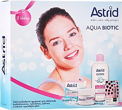 Düfte, Parfümerie und Kosmetik Gesichtspflegeset - Astrid Aqua Biotic Set (Gesichtscreme 50 ml + Mizellenwasser 400 ml + Lippenbalsam 4,8 g)