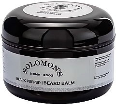 Düfte, Parfümerie und Kosmetik Bartbalsam Schwarzer Pfeffer - Solomon's Beard Balm Black Pepper