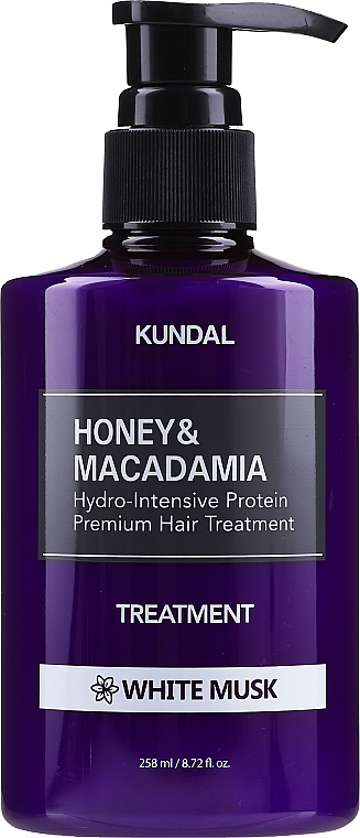 Feuchtigkeitsspendende Haarspülung mit weißem Moschus - Kundal Honey & Macadamia Treatment White Musk — Bild N3