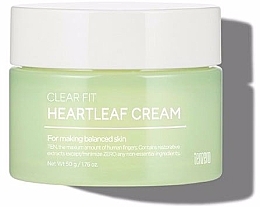 Düfte, Parfümerie und Kosmetik Revitalisierende Gesichtscreme - Tenzero Clear Fit Heartleaf Cream