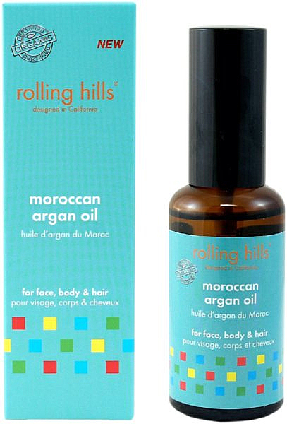 Marokkanisches Arganöl für Körper, Gesicht und Haar - Rolling Hills Moroccan Argan Oil — Bild N1