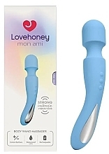 Vibrator blau - Lovehoney Mon Ami Body Wand Massager — Bild N2