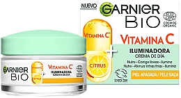 Aufhellende Tagescreme - Garnier Bio Vitamin C Brightening Day Cream — Bild N2