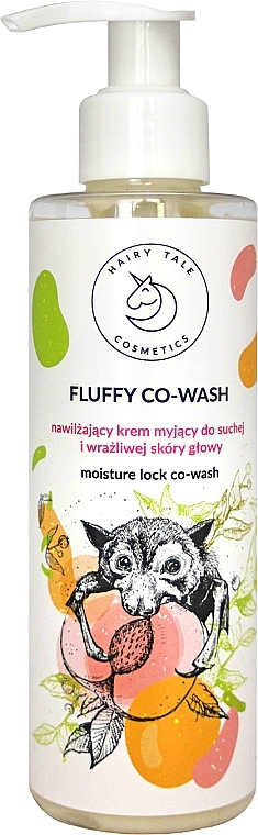 Feuchtigkeitsspendende Creme für trockene und empfindliche Kopfhaut - Hairy Tale Fluffy Co-Wash  — Bild N1
