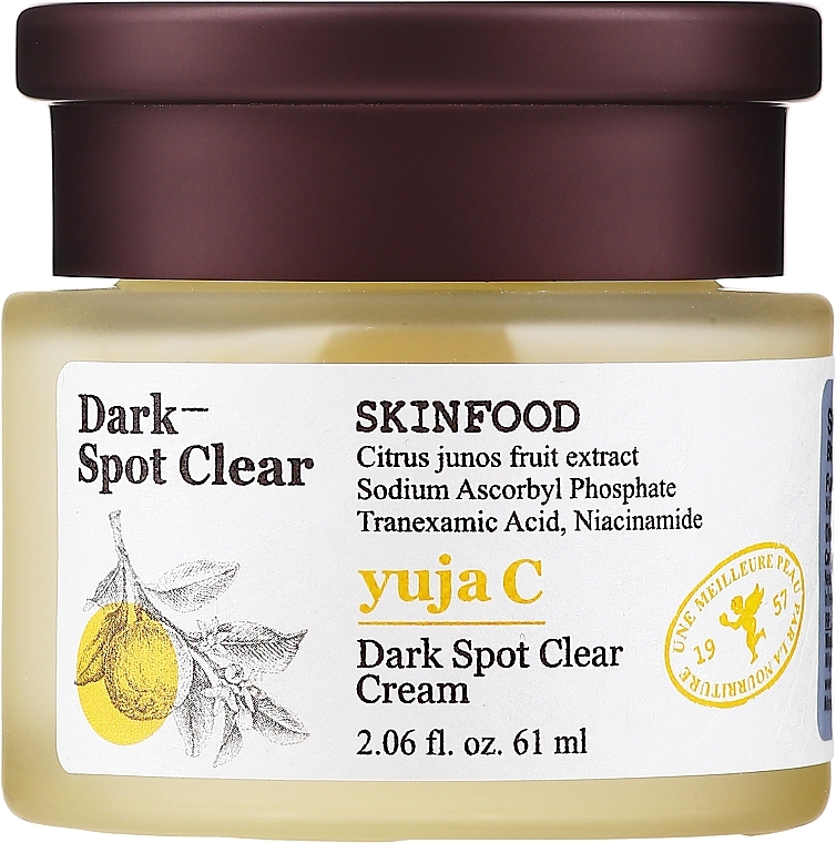 Gesichtscreme gegen dunkle Pigmentflecken - Skinfood Yuja C Dark Spot Clear Cream — Bild N1