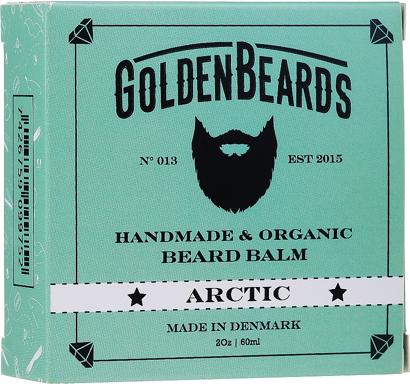Bartpflegeset - Golden Beards Starter Beard Kit Arctic (Bartbalsam 60ml + Bartöl 30ml + Bartshampoo 100ml + Bartconditioner 100ml + Bartbürste) — Bild N6
