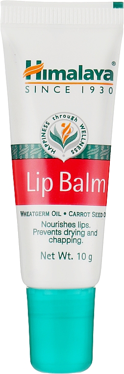 Lippenbalsam mit Weizenkeimöl und Karottensamenöl - Himalaya Herbals Lip Balm (Tube) — Bild N1