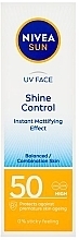 Nivea Sun Shine Control Instant Mattifying Effect SPF 50 - Mattierende Sonnencreme für normale bis Mischhaut  — Bild N2