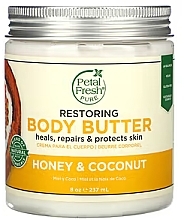 Düfte, Parfümerie und Kosmetik Glättendes Körperöl mit Honig und Kokosnuss - Petal Fresh Body Butter Honey & Coconut