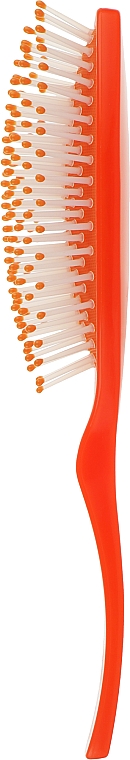 Massage-Haarbürste klassisch 10 Reihen orange - Titania — Bild N3
