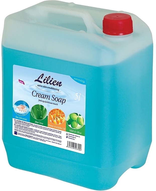 Flüssige Cremeseife Meeresmineralien - Lilien Sea Minerals Cream Soap (Kanister) — Bild N1