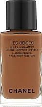 Düfte, Parfümerie und Kosmetik Glanzgebendes Öl für Gesicht, Körper und Haare - Chanel Las Beiges Illuminating Oil Face, Body And Hair