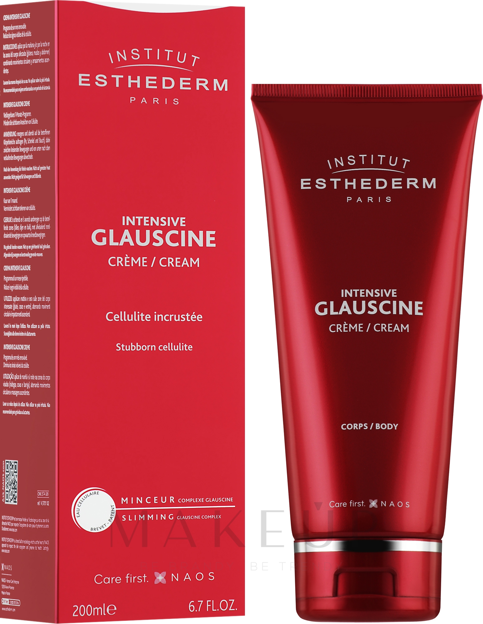 Intensive Körpercreme gegen Cellulite mit Glauscine - Institut Esthederm Intensive Glauscine Cream — Bild 200 ml