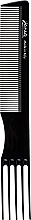 Gabelkamm 20,5 cm schwarz - Janeke Professional Comb With Picks — Bild N1