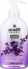 Düfte, Parfümerie und Kosmetik Flüssige Creme-Seife mit Passionsblume und Veilchen - Apart Natural Passion Flower & Violet Soap