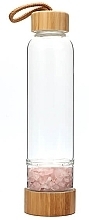Wasserflasche mit Rosenquarzkristallen - Yeye — Bild N2